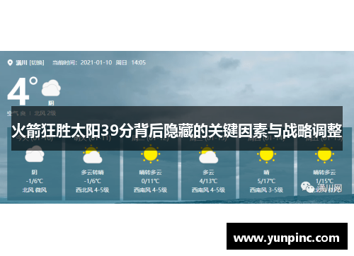 火箭狂胜太阳39分背后隐藏的关键因素与战略调整